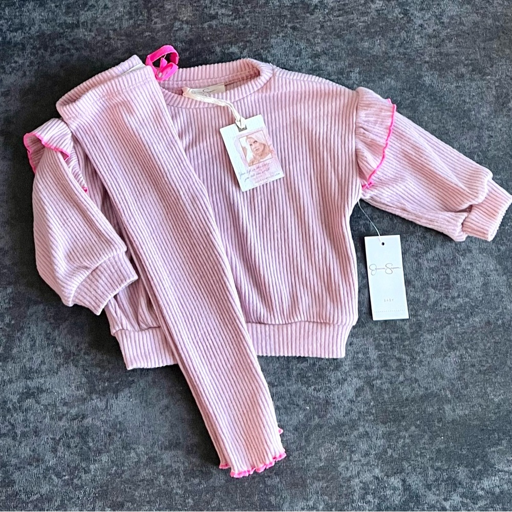 NWT Jessica Simpson Ribbed Set Size 24 Months